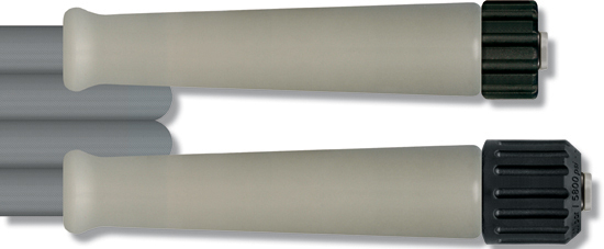 Flexible H.P. 20m 1 tresse métallique robe mince, 210 bar, 150°C  Rotatif