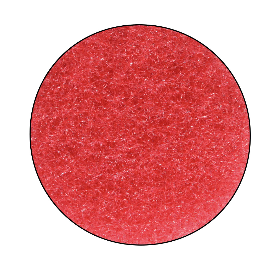 Super pads, diamètre 406 mm - rouge