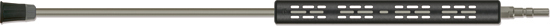 Lance avec demi-coquilles ST-9, équipée protège-buse ST-10, livrée sans buse haute-pression, inox, 1