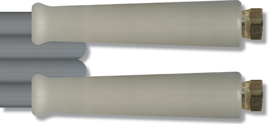 Flexible H.P. 40m 1 tresse métallique robe mince 210 bar, 150°C 