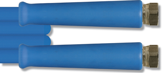 Flexible H.P. 10m PVC avec 2 tresses Synthétiques 50 bar, 70°C