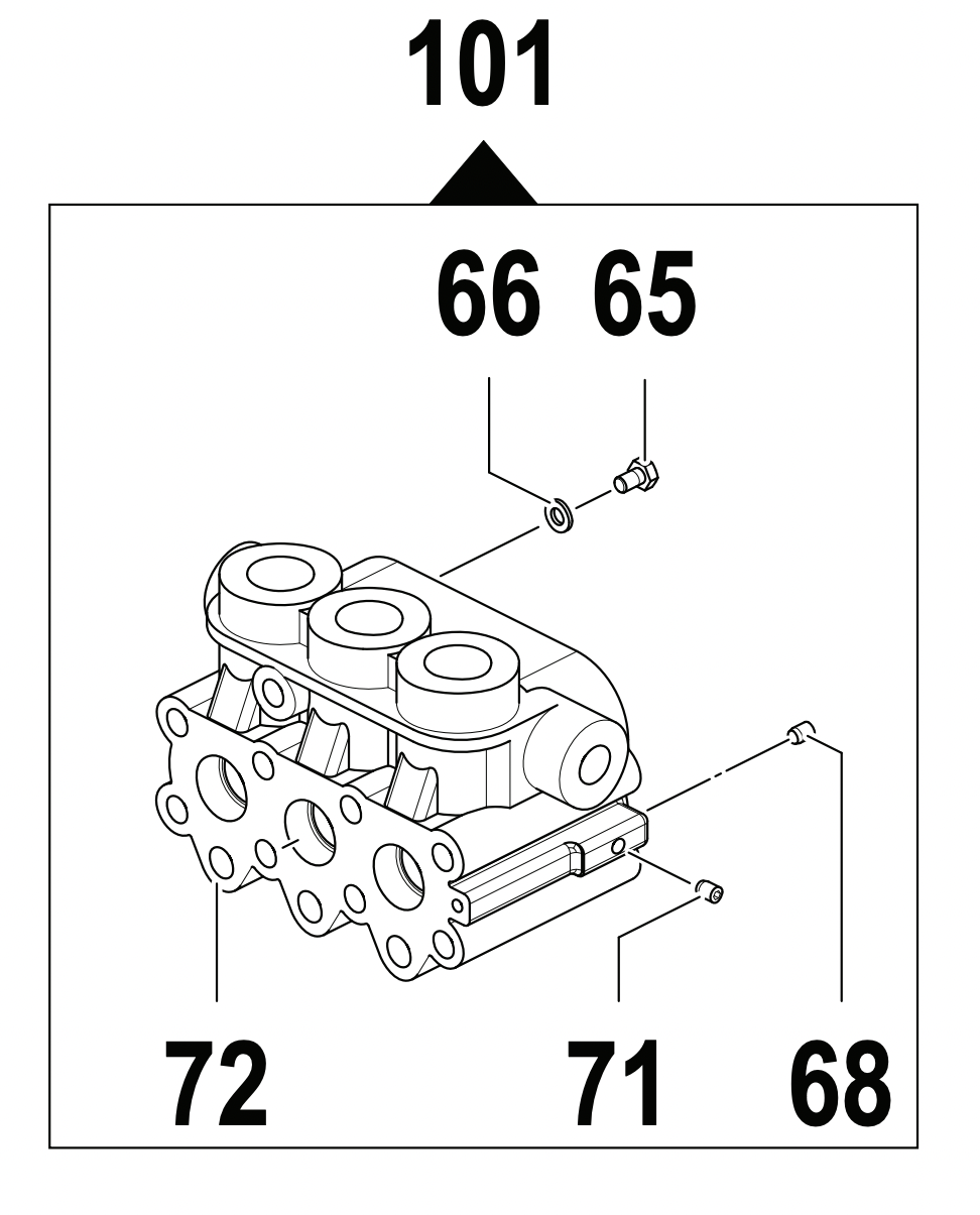 Kit tête de pompe Comet référence 3300 0185