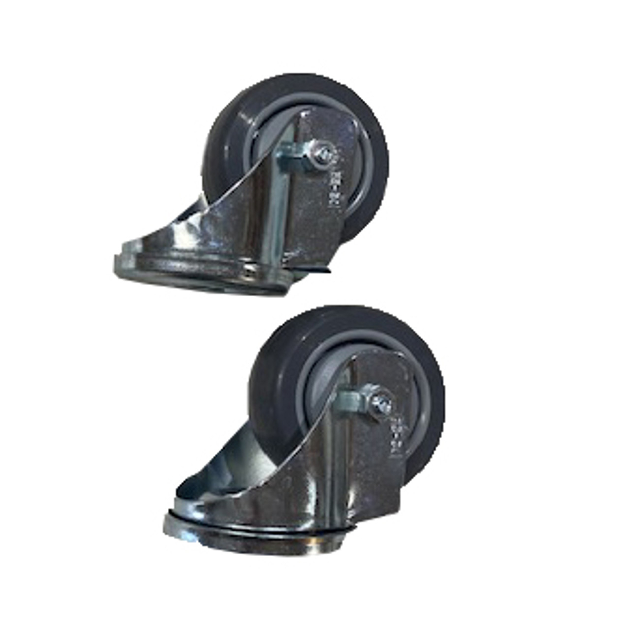 Roues pivotantes, diamètre 80 mm - Lot de 2 roues