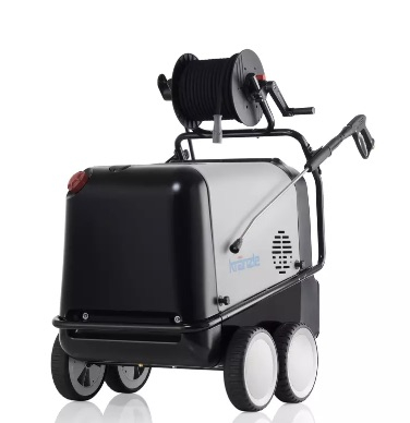 Therm 1017 - Nettoyeur haute pression eau chaude Electrique avec enrouleur, 170 Bar, 16,7 litres minute (Raccord rapide D12)