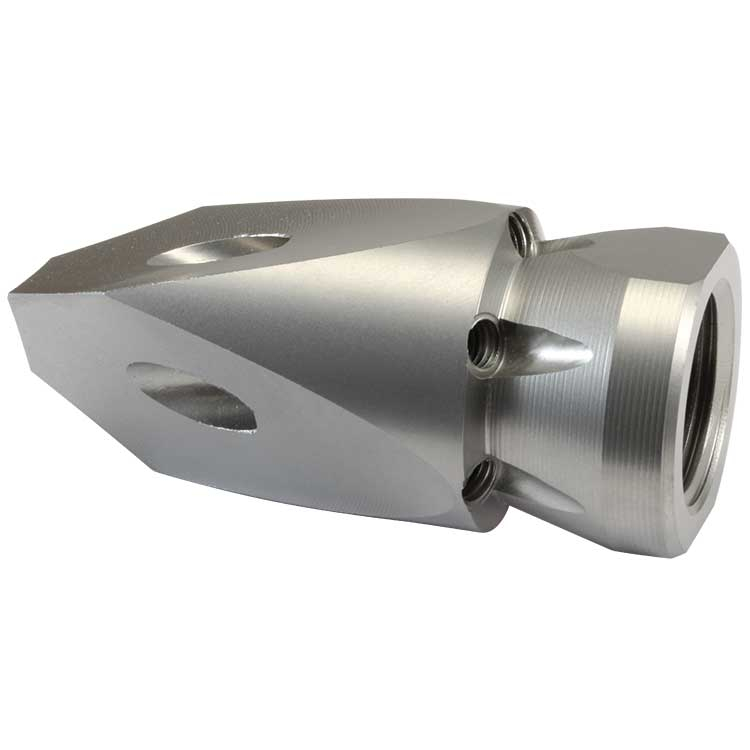 Buse de nettoyage de canalisation fraisée 4 jets avant, 6 jets arrière. Calibre 07 - 1/2 Femelle