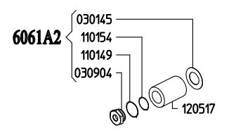 Kit 100 Udor - Kit Piston - Référence 6061A2