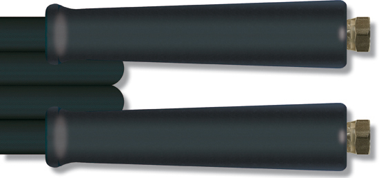 Flexible H.P. 15m PVC 1 tresse Synthétique 160 bar, 60°C 