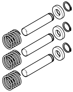 Jeu de pistons - Nilfisk 301003066