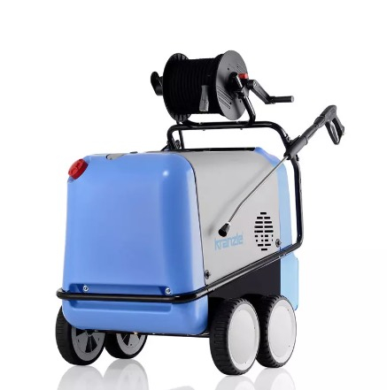 E-Therm 873 M48 T - Nettoyeur haute pression électrique eau chaude avec enrouleur, 150 Bar, 13 litres minute (Raccord rapide D12)