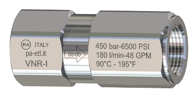 Clapet de anti-retour en acier inoxydable G3/4 Femelle - G3/4 Femelle - 180 l/min PA  60.2080.00