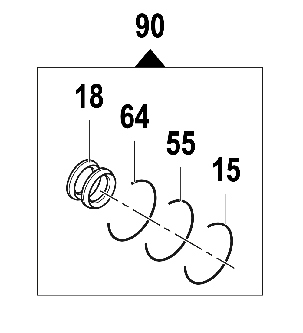 Kit de joints diamètre 36 mm - 5019 0172