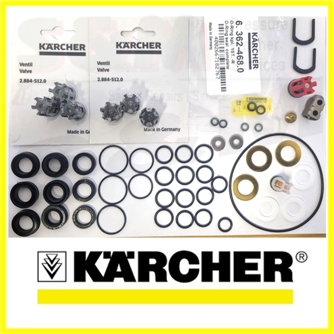 Lot de pièces de rechange pompe HDS 558 - Référence kärcher 28838910