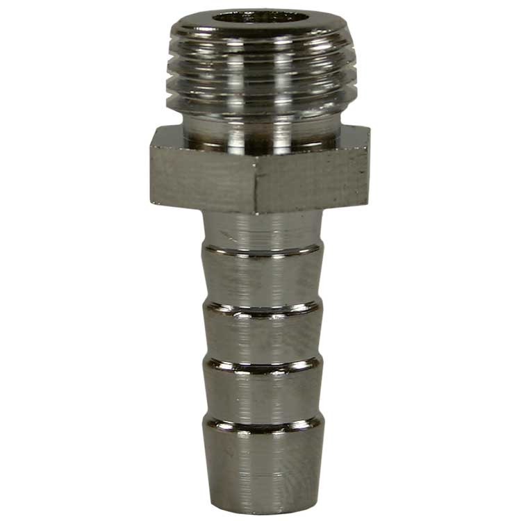 Raccord droit cannelé 1/2 Mâle - cannelé 19 mm