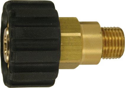 Raccord adaptateur M22 Femelle : 1/4 Mâle - Pression maximum 400 Bar