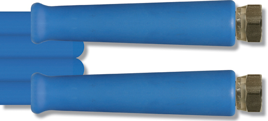 Flexible H.P. 25m PVC avec 2 tresses Synthétiques 50 bar, 70°C