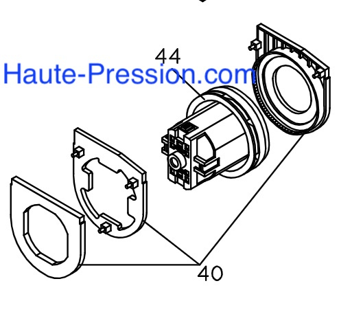 Moteur d'aspiration 240 Voltes avec joints pour Lindhaus LW30 LW38 - Référence 087850081