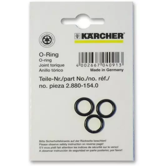 Jeu de 3 bagues d' étanchéité Kärcher - Référence 2.880-154.0
