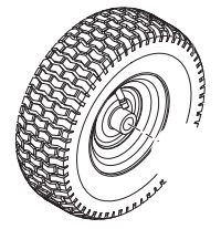 ROUE COMET RÉFÉRENCE 2810 0117A - DIAMÈTRE 300 LARGUEUR 110