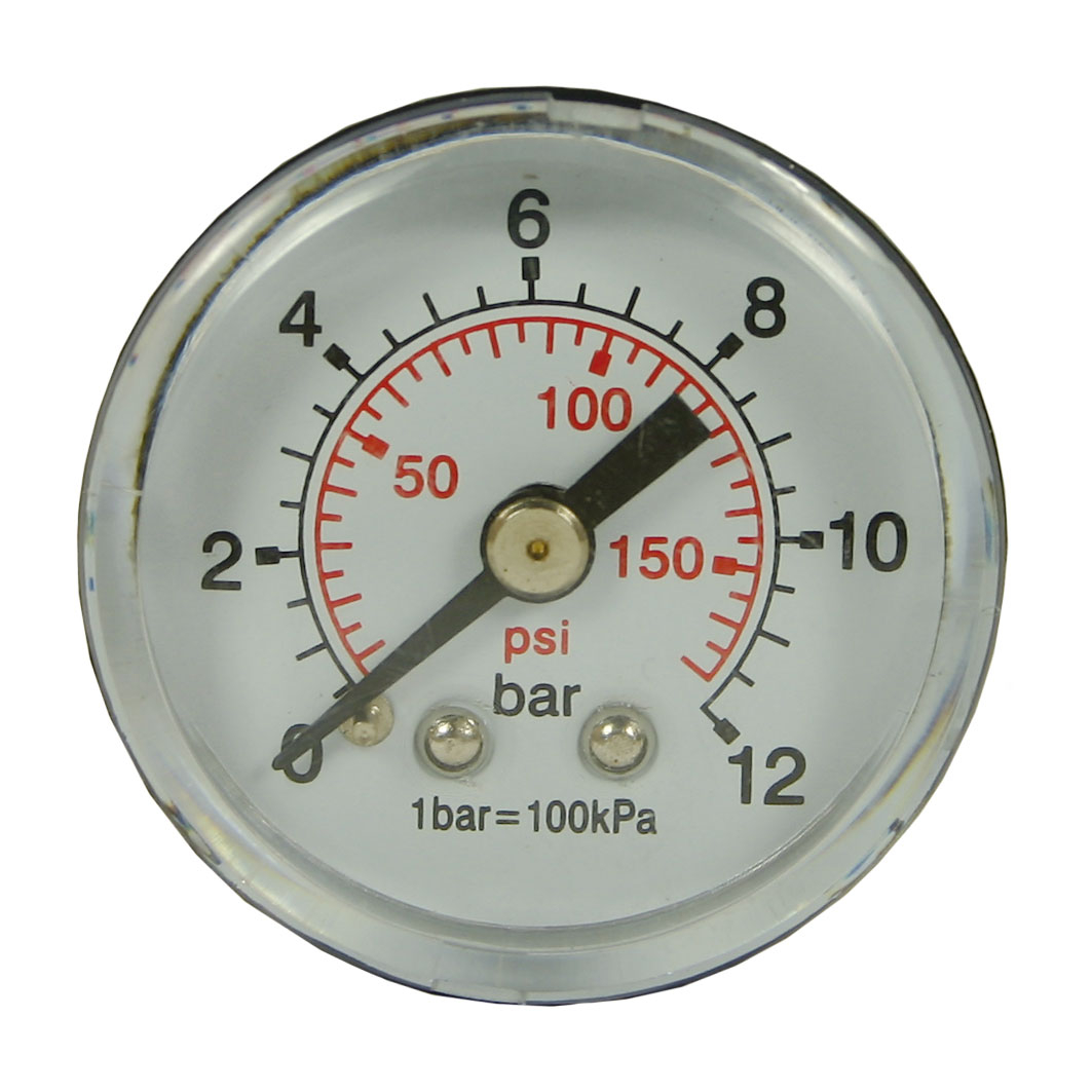 Manomètre basse pression 12 Bar