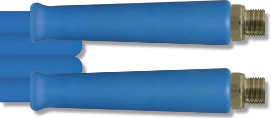 Flexible H.P. 25m PVC avec 2 tresses Synthétiques 50 bar, 70°C