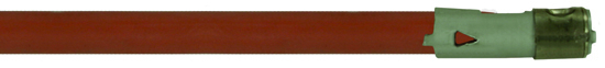 Câble haute tension rouge 180 mm