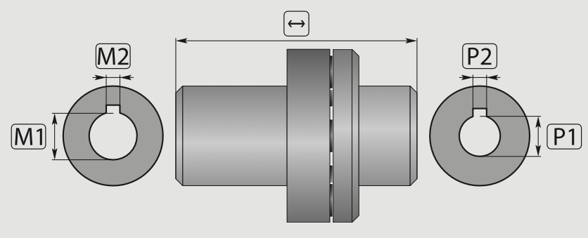 Accouplement élastique moteur pompe complet ZG 104