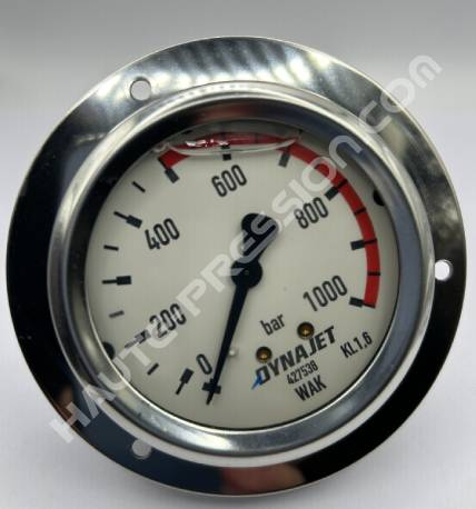 Manomètre haute pression 1000 Bar - Dynajet Référence 427538