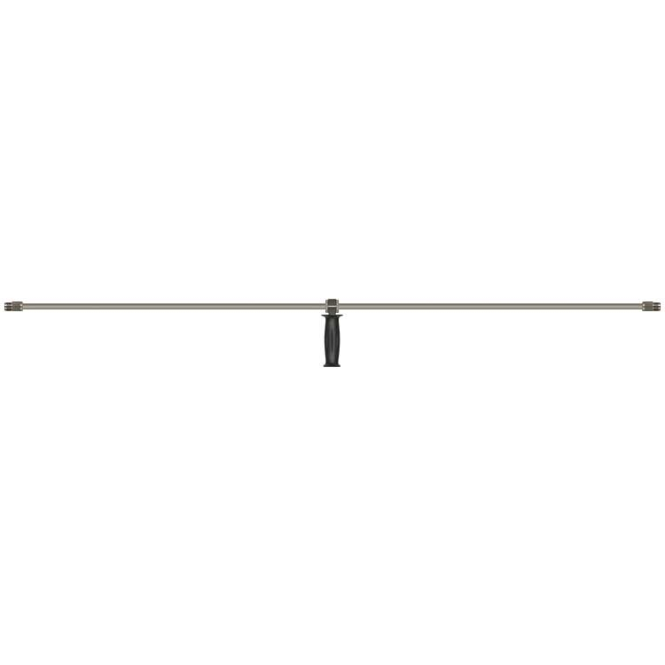 Lance inox avec poignée latérale - 1/2 Mâle - 1/2 Mâle