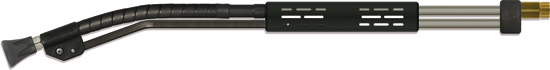 Lance demi-coquilles ST-9, inox, 600mm, M22 M - 1/4'' F NPT
