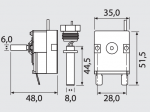 Thermostat avec sonde à visser 30-150°C