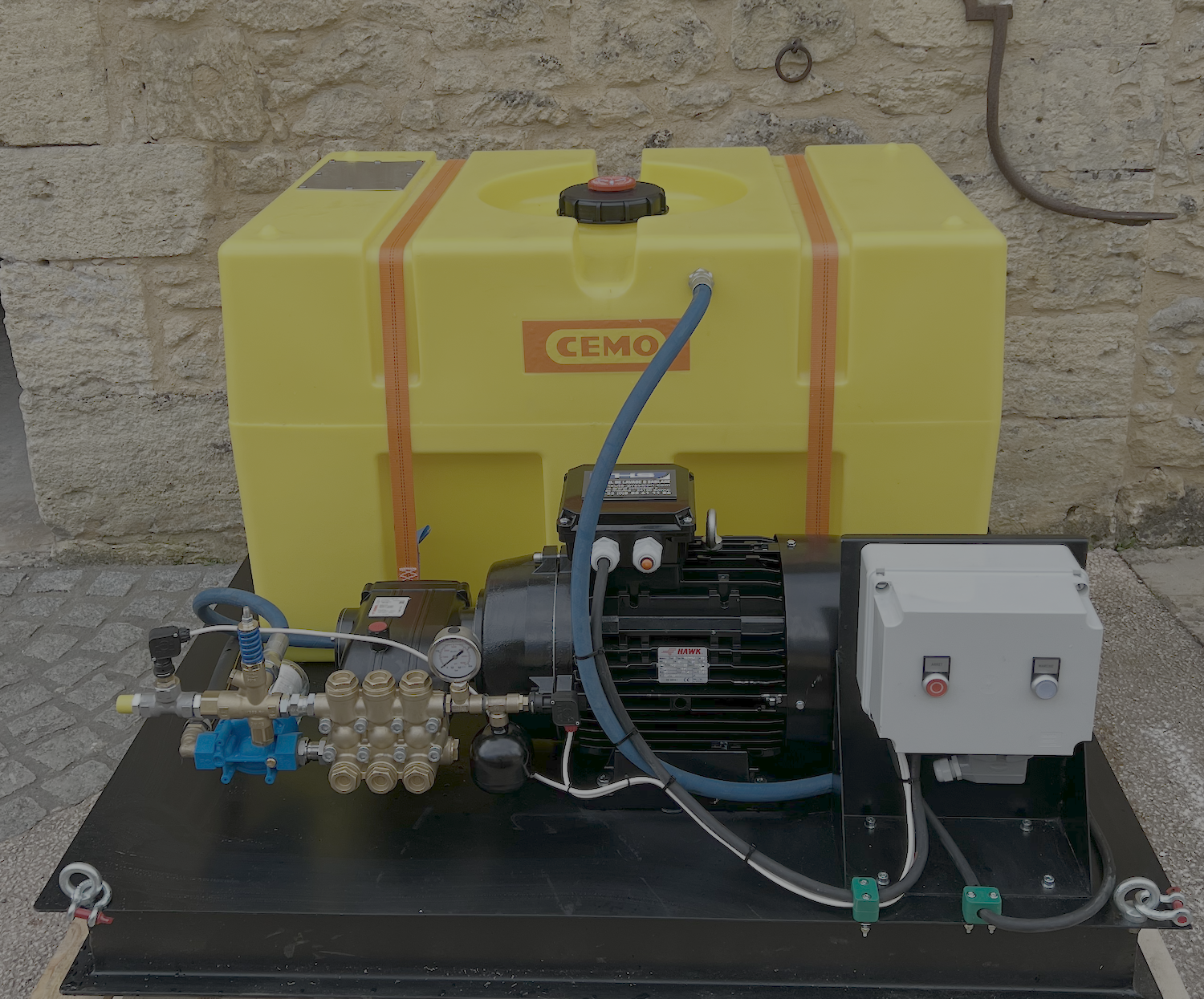 Groupe haute pression industriel sur SKID électrique ou thermique