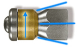 Buse de canalisation rotative