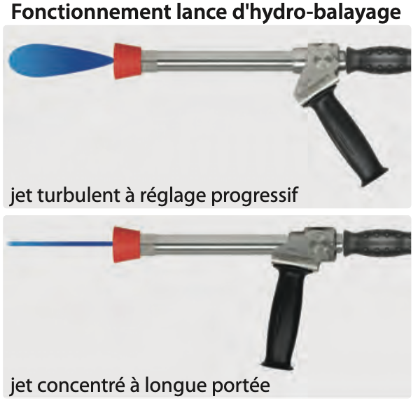 lance mitraille, lance d'hydro-balayage 2